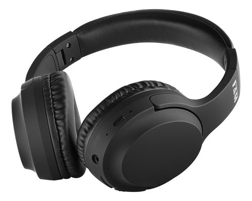 Fone De Ouvido Sem Fio A067 Da Fam Preto Bateria De 40 Horas