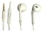 Fone De Ouvido Com Fio Hmaston Ej-39 P2 120cm Branco C/mic