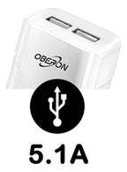 Carregador Rápido Oberon 5.1a + Cabo Tipo C Incluso