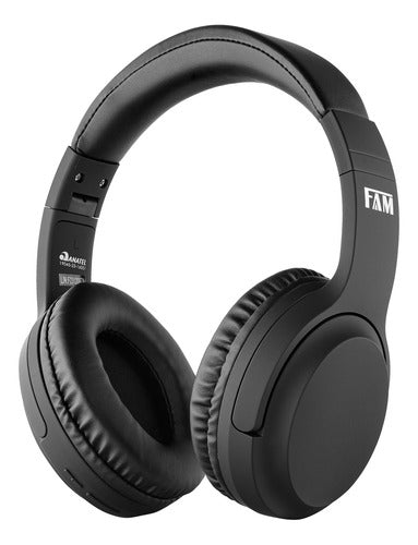 Fone De Ouvido Sem Fio A067 Da Fam Preto Bateria De 40 Horas