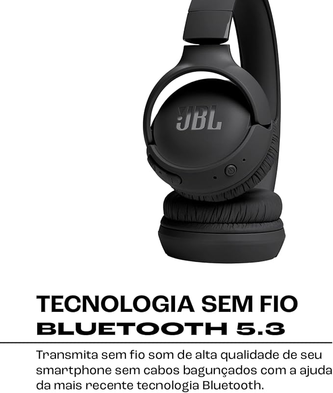 Headset JBL TUNE 520 Preto