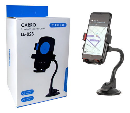Suporte De Carro Gps It.blue Le-023 Com Trava Anti Queda