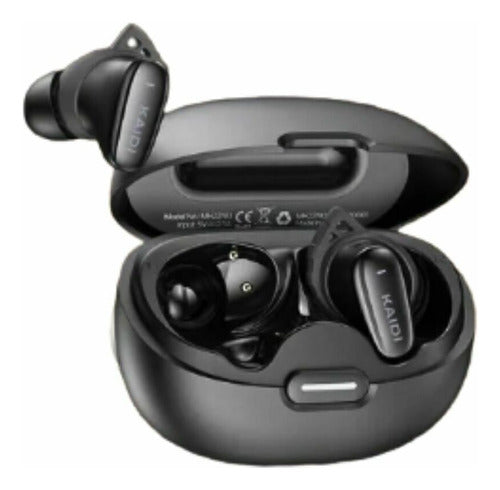 Fone Sem Fio Kaidi Kd-7102 Tws Smart Touch Academia Preto