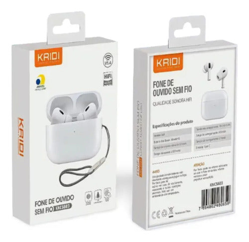 Fone De Ouvido Bluetooth Kaidi Knc-5603 Hi-fi Bateria Longa